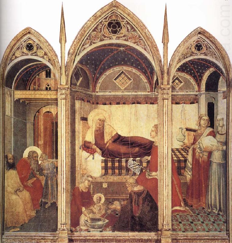 Birth of the Virgin, Pietro Lorenzetti